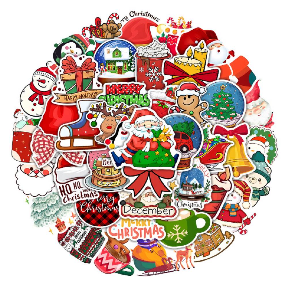 50 pcs Laptop Skateboard doodle Waterproof Sticker