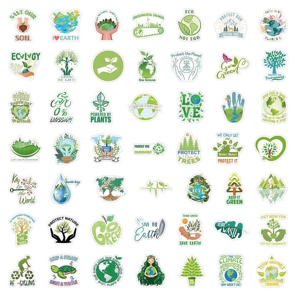 48 pcs Laptop Skateboard doodle Waterproof Sticker