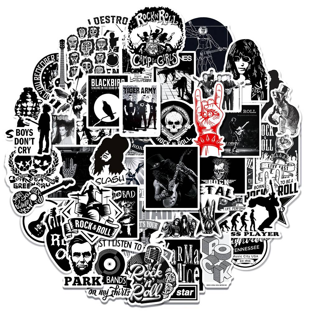 Punk Rock Music Band Stickers Wholesale sticker supplier 