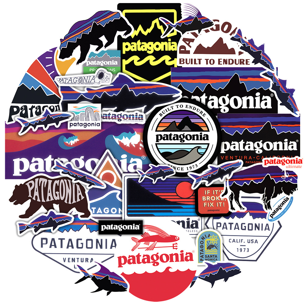 36 Patagonia Outdoor Stickers