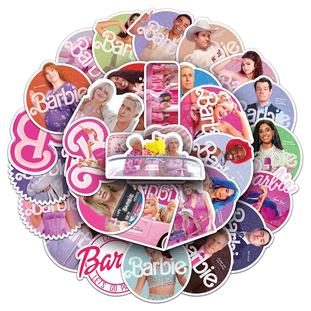 50 Barbie Live Action Movie Doodle Stickers
