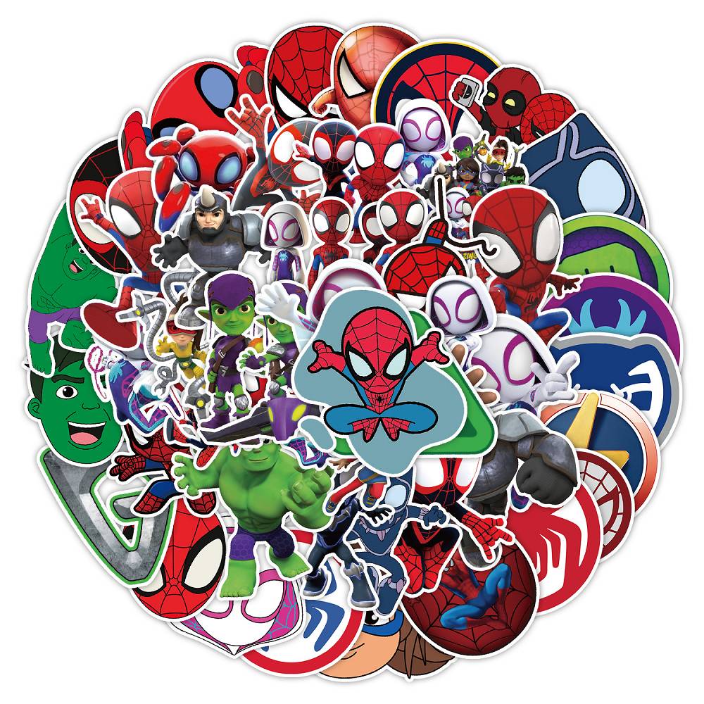 50 Spider-Man Graffiti Stickers
