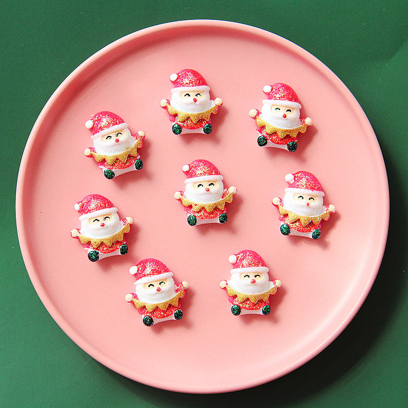 Random Mix 10 pcs Christmas gift resin DIY accessories