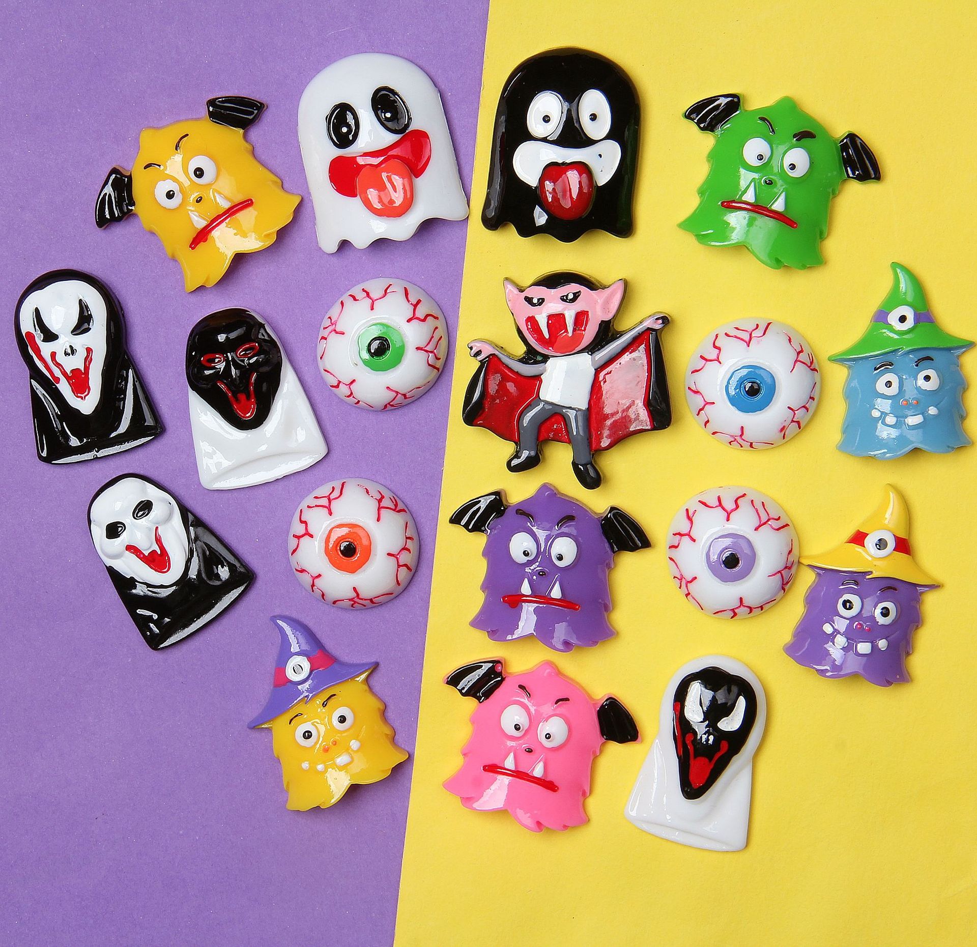 Random Mix 10 Halloween gift resin DIY accessories