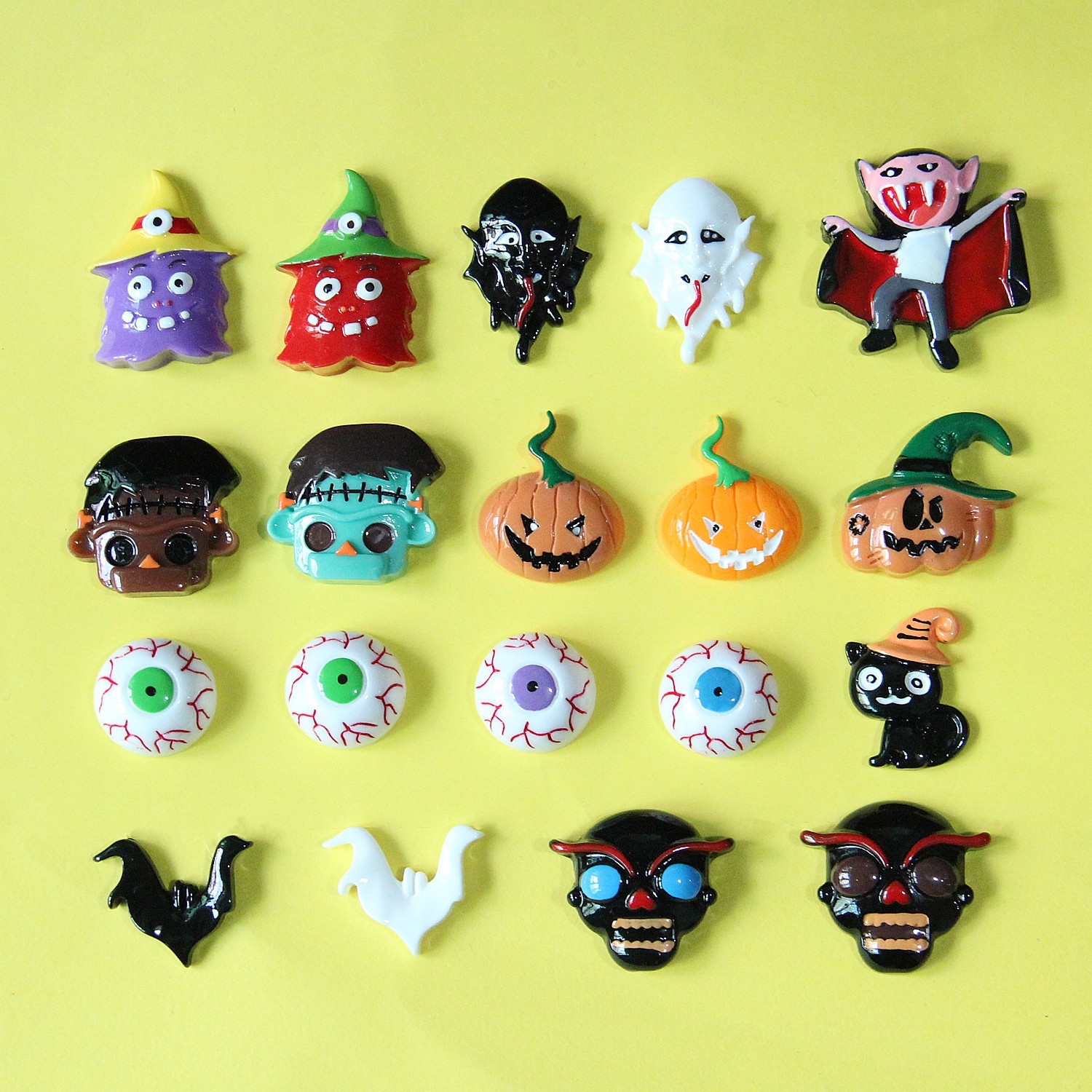 Random Mix 10 Halloween gift resin DIY accessories