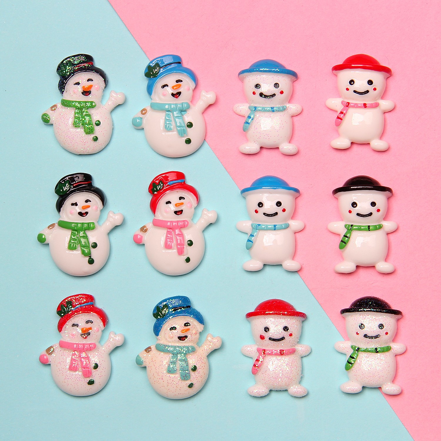 Random Mix 10 pcs Christmas gift resin DIY accessories