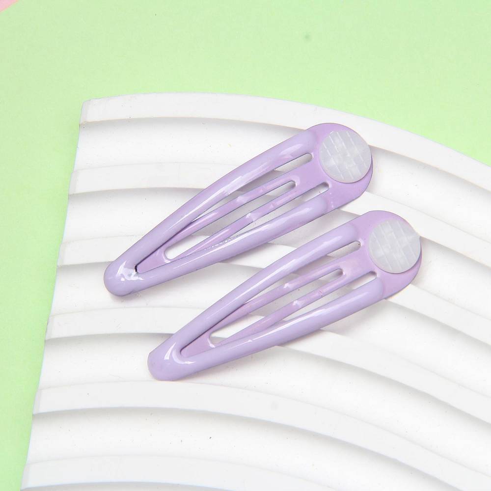 4.9*1.4cm Candy color drip oil BB hair clip