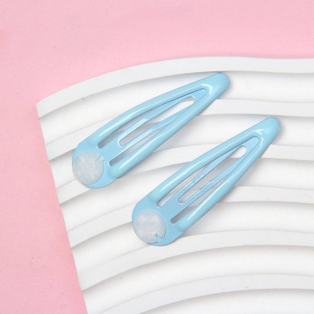 4.9*1.4cm Candy color drip oil BB hair clip