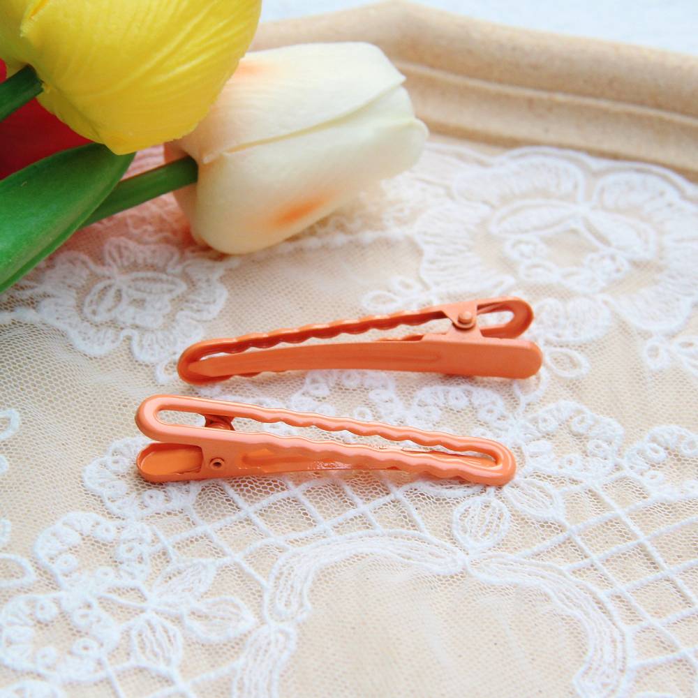 6*1cm Candy color drip oil BB hair clip