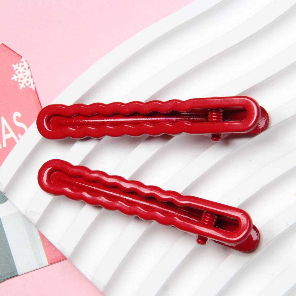 6*1cm Candy color drip oil BB hair clip