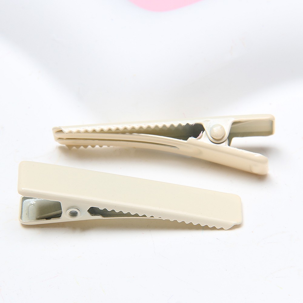 3.7*1cm macaron square duckbill hairpin