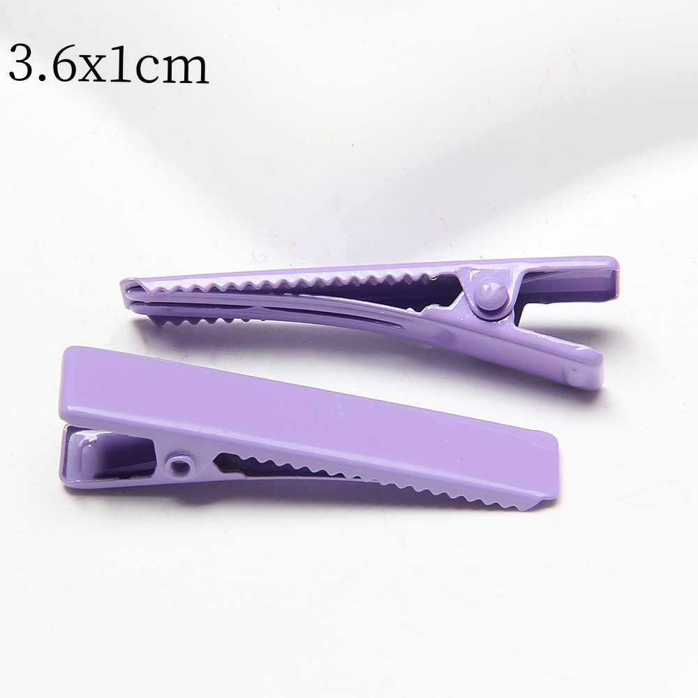 3.7*1cm macaron square duckbill hairpin