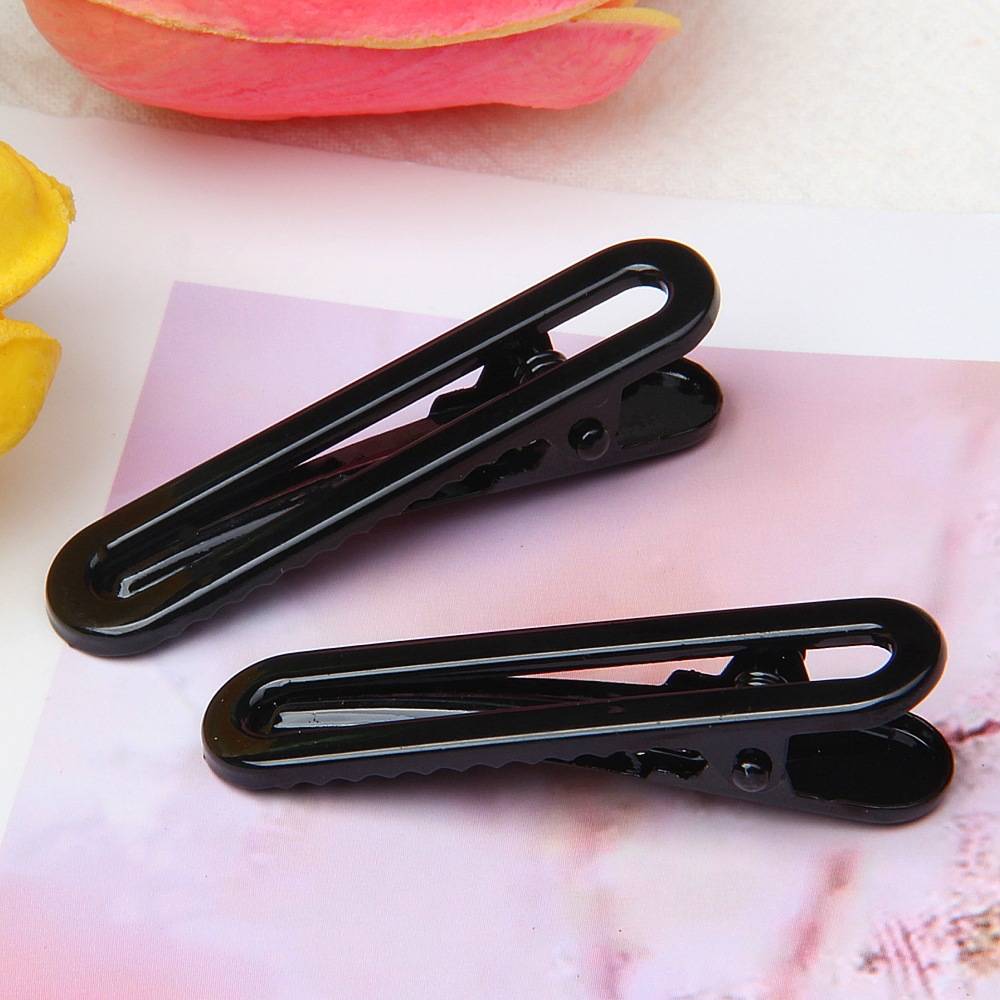 5cm small U-shaped clip glossy electroplated candy color hairpin