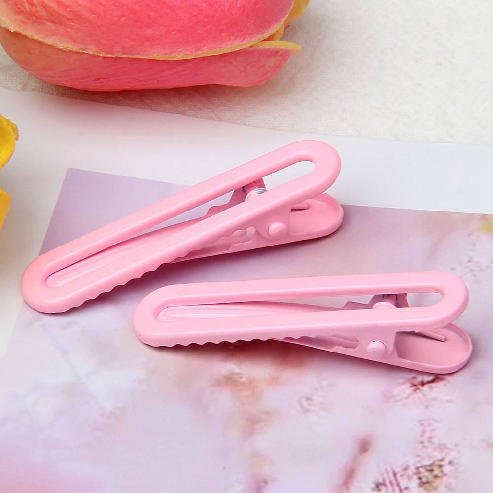 5cm small U-shaped clip glossy electroplated candy color hairpin