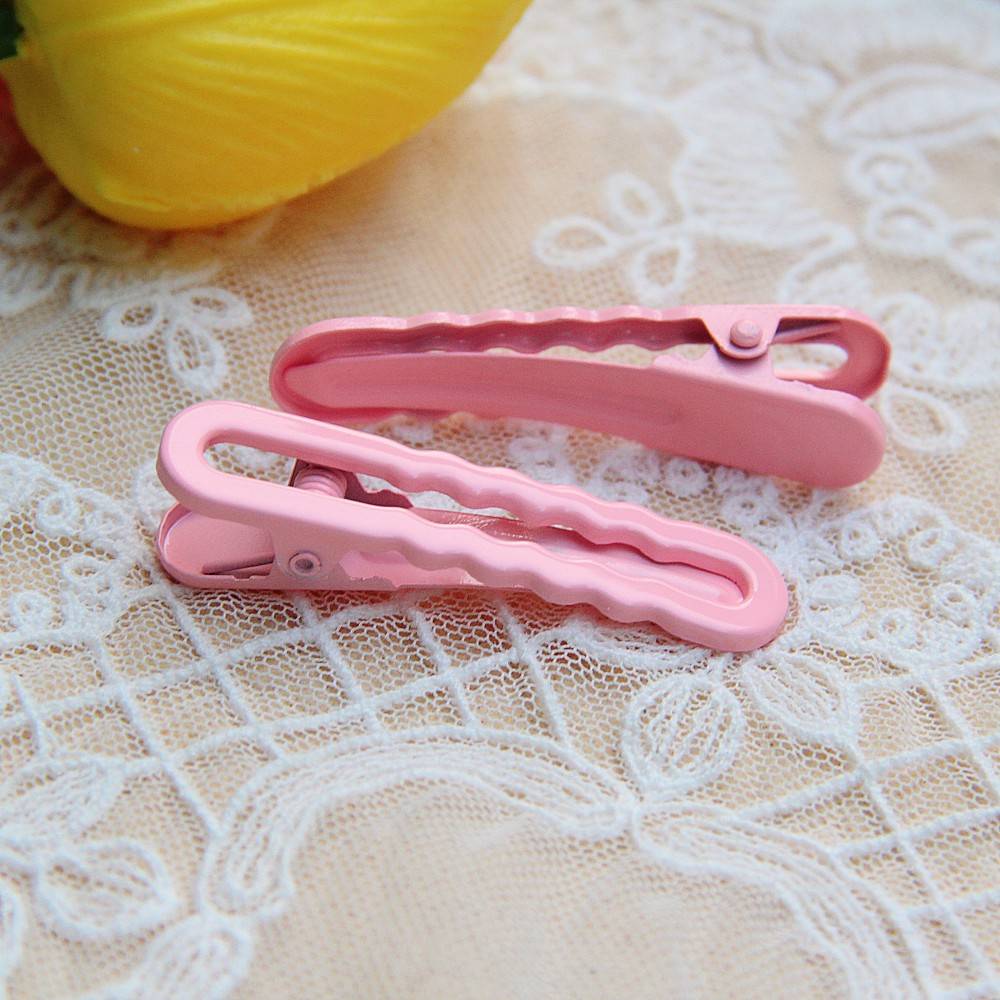 5CM DIY macaron color round hair clip