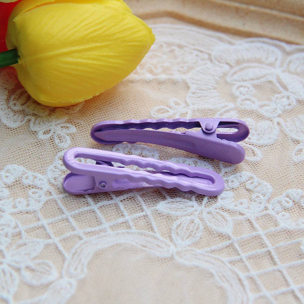 5CM DIY macaron color round hair clip