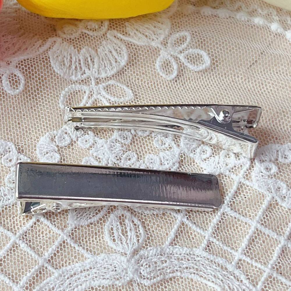 4.8cm DIY electroplated macaron duckbill hairpin