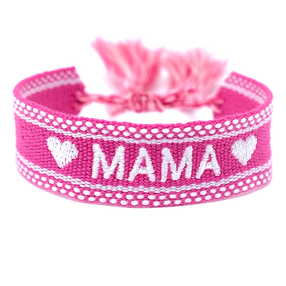 Cotton Rope MAMA Bracelet Mother's Day
