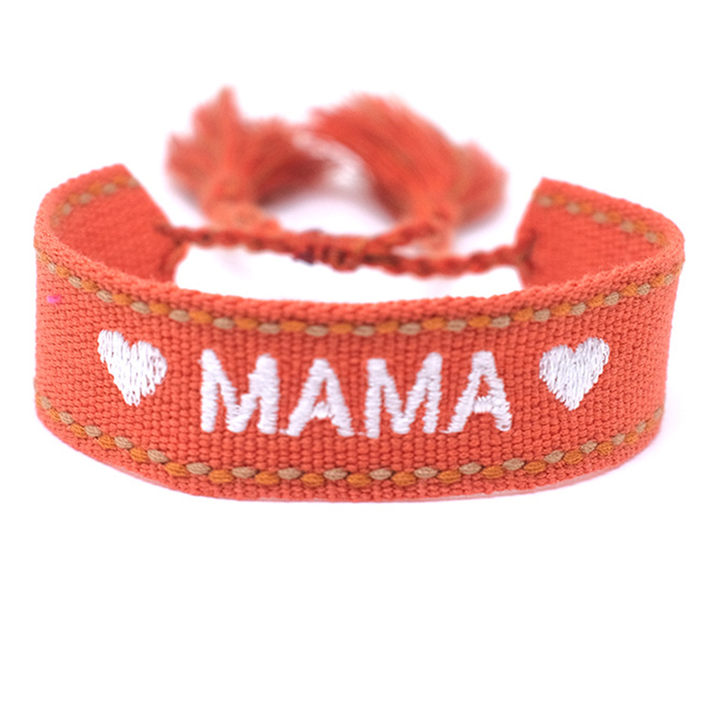 Cotton Rope MAMA Bracelet Mother's Day