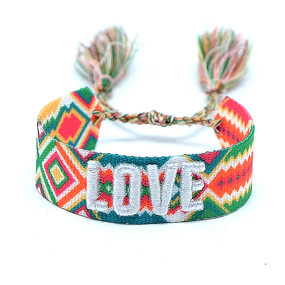 Cotton Rope LOVE Bracelet Mother's Day Valentine's Day