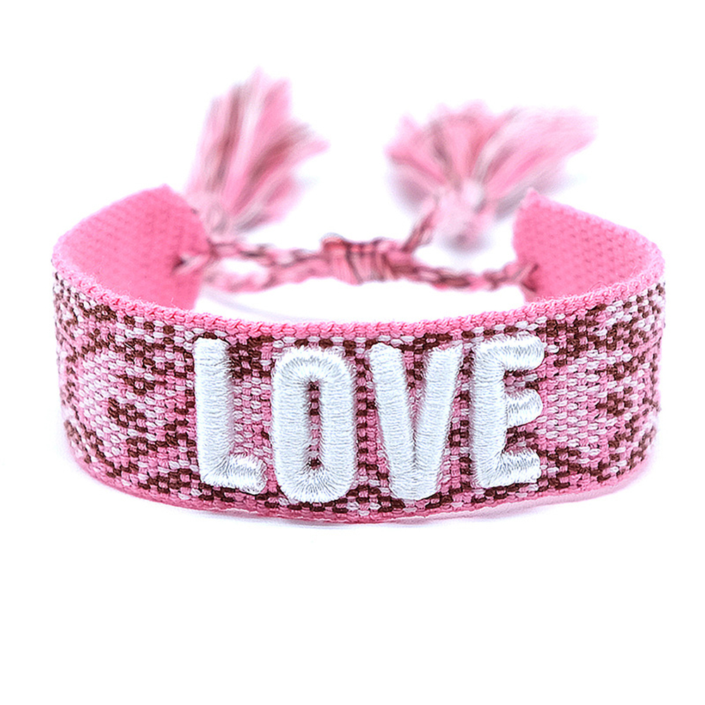 Cotton Rope LOVE Bracelet Mother's Day Valentine's Day