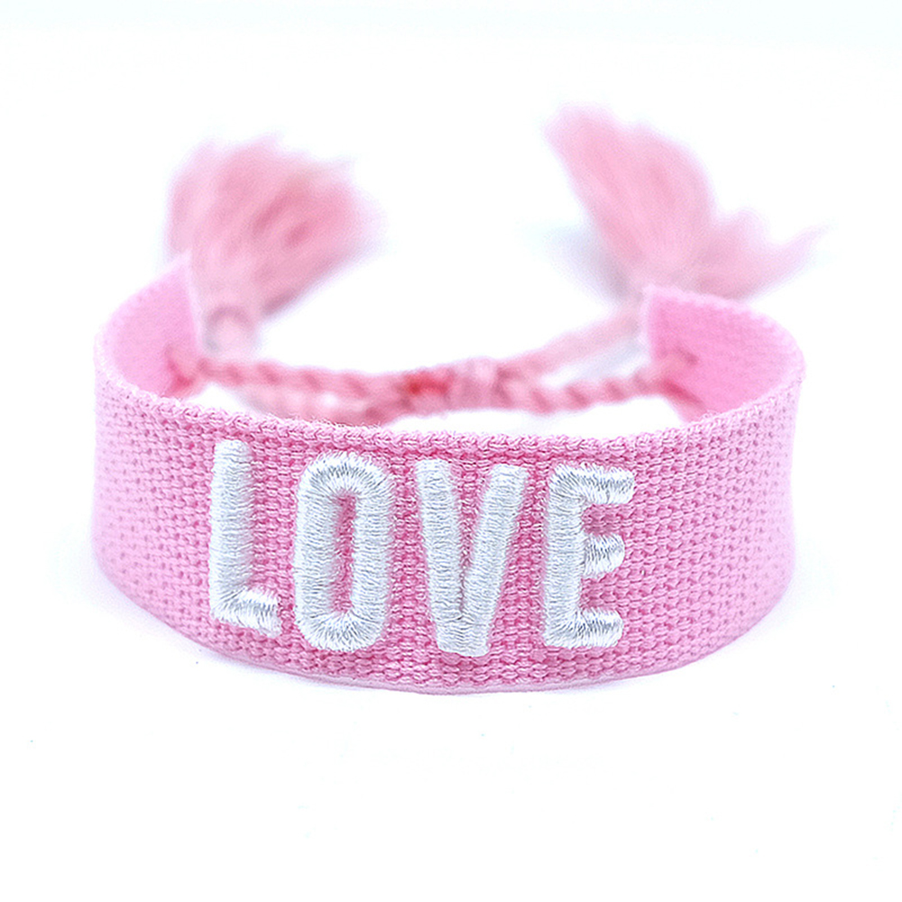 Cotton Rope LOVE Bracelet Mother's Day Valentine's Day
