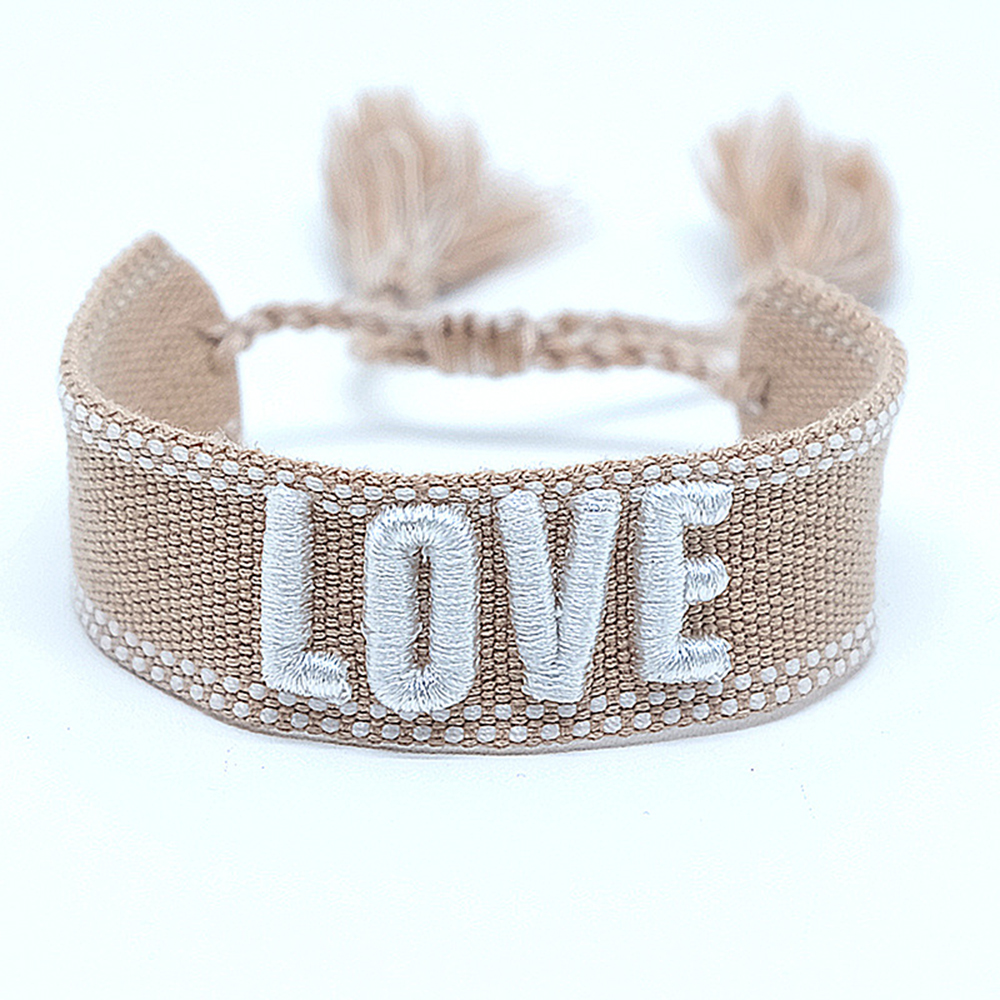 Cotton Rope LOVE Bracelet Mother's Day Valentine's Day