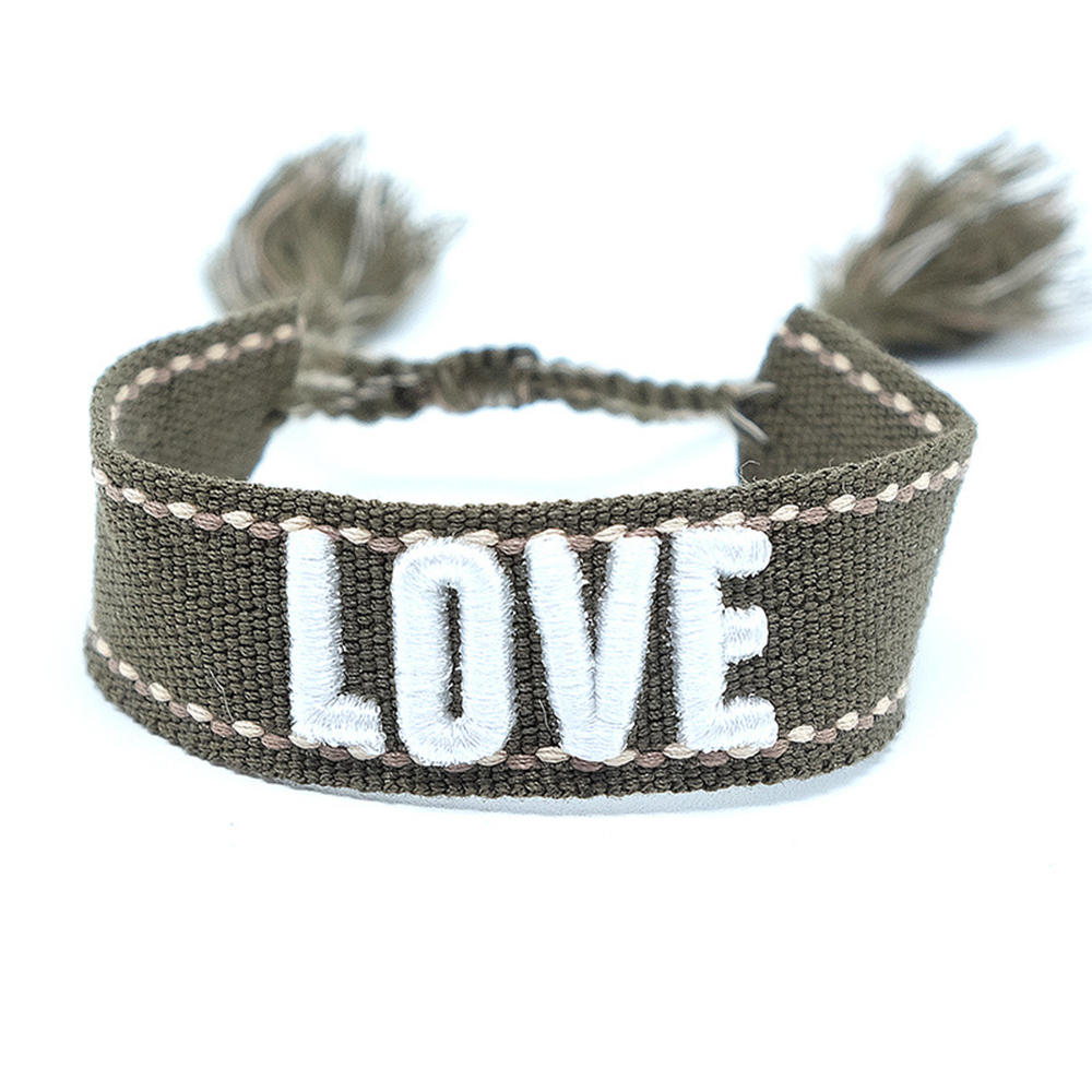 Cotton Rope LOVE Bracelet Mother's Day Valentine's Day