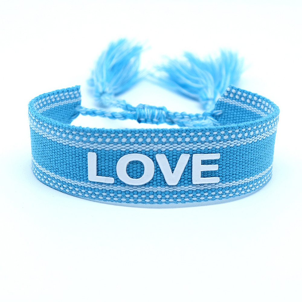 Cotton Rope LOVE Bracelet Mother's Day Valentine's Day