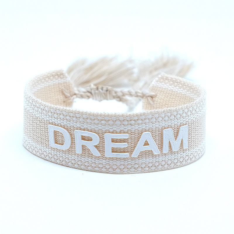 Cotton Rope DREAM Bracelet Mother's Day Valentine's Day