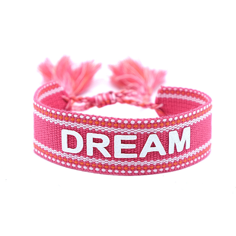 Cotton Rope DREAM Bracelet Mother's Day Valentine's Day
