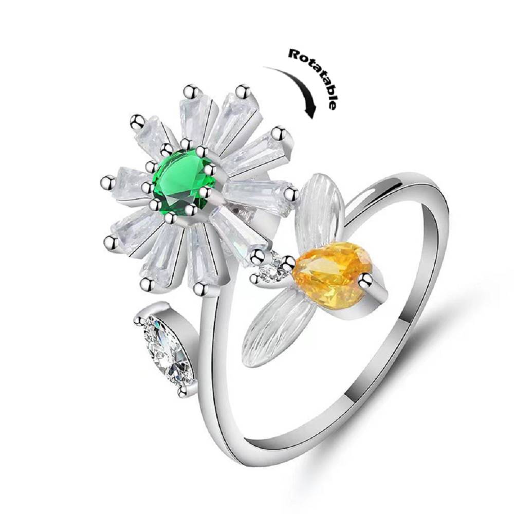 Sunflower Rotating Ring