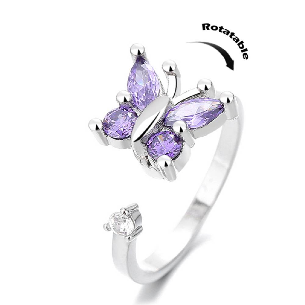 Butterfly rotatable ring