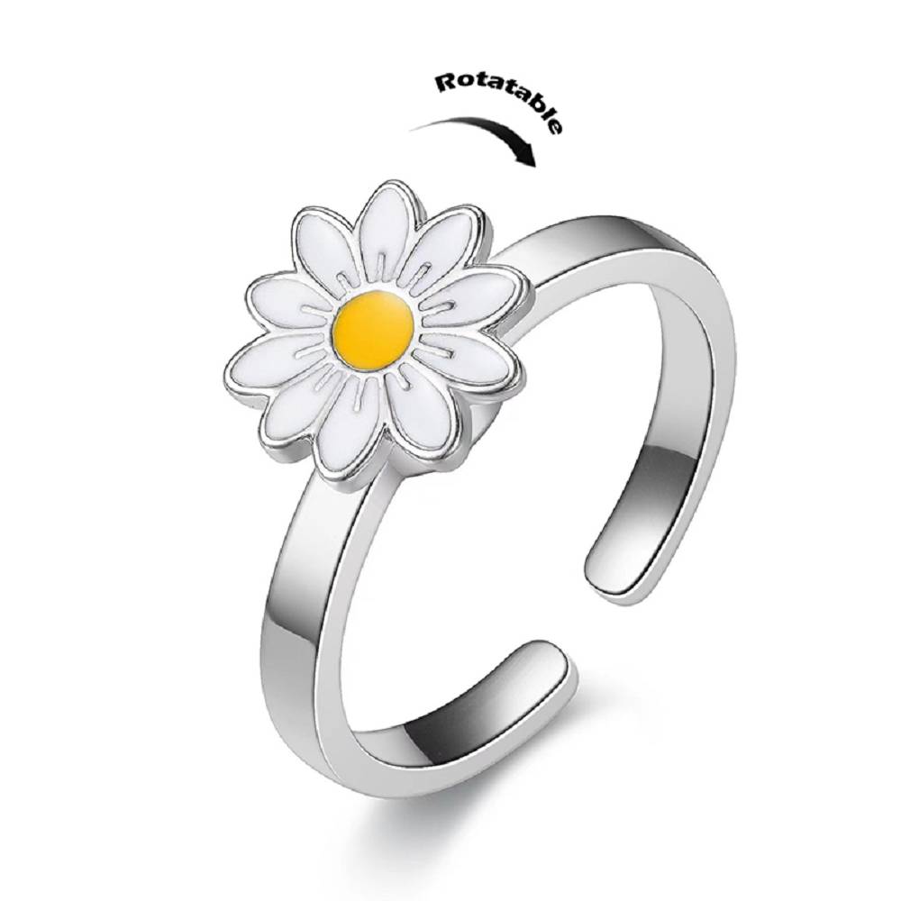 Flower Rotating Ring