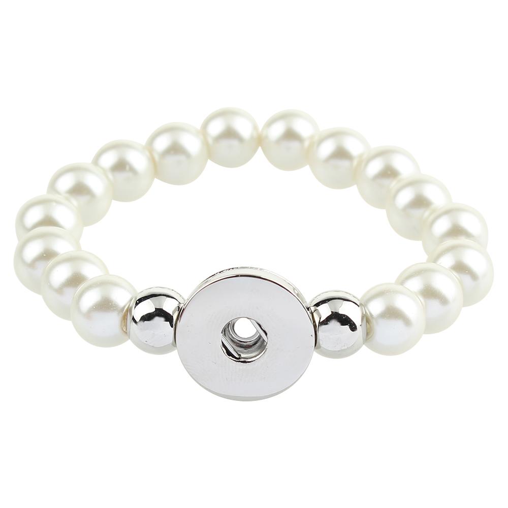 Pearl Snap button bracelet Fit 20mm Snaps