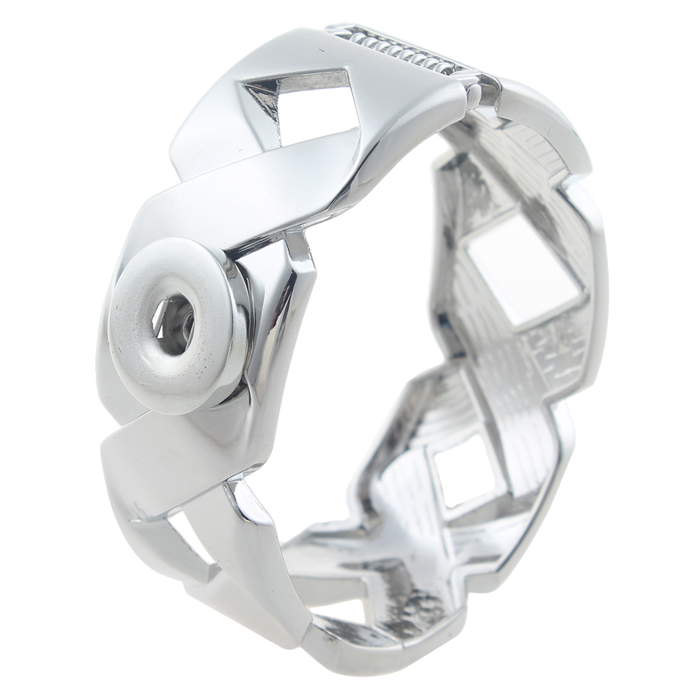 20mm Irregular creative snake shaped opening snap bracelet