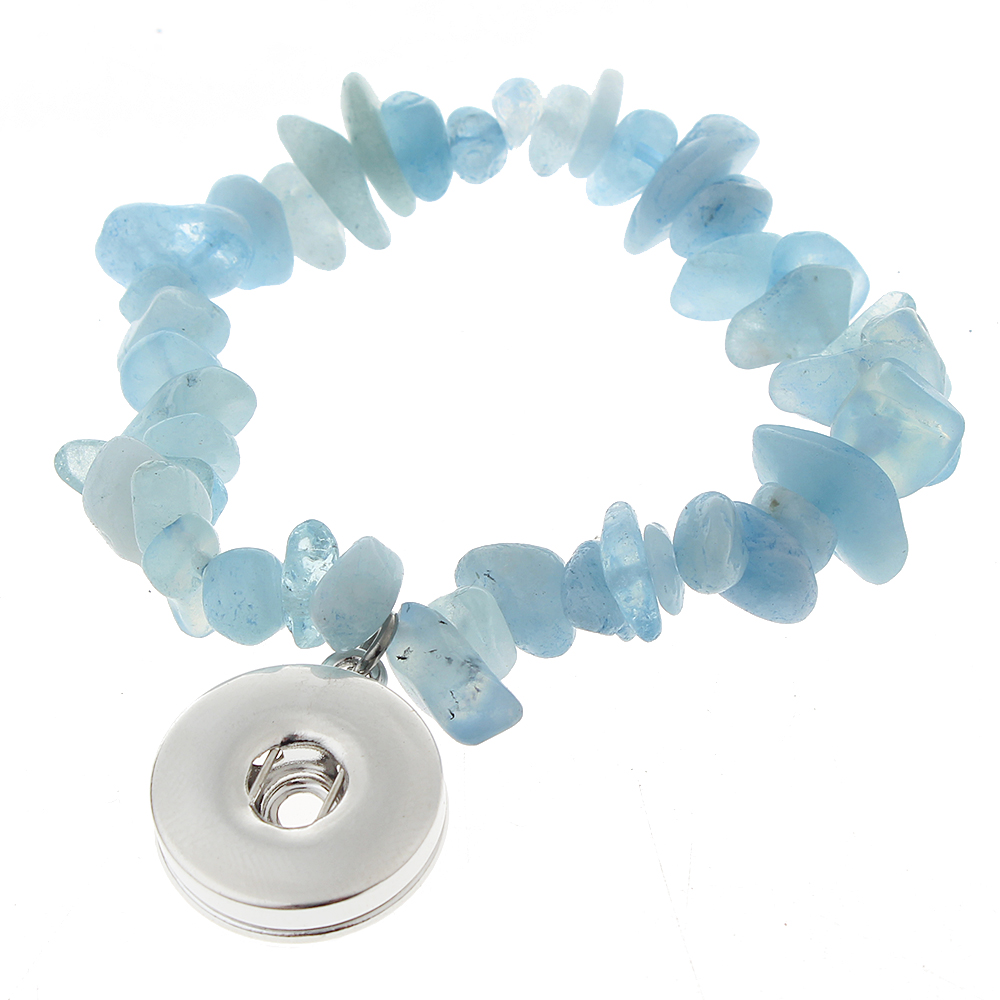 snap bracelet natural stone bracelet