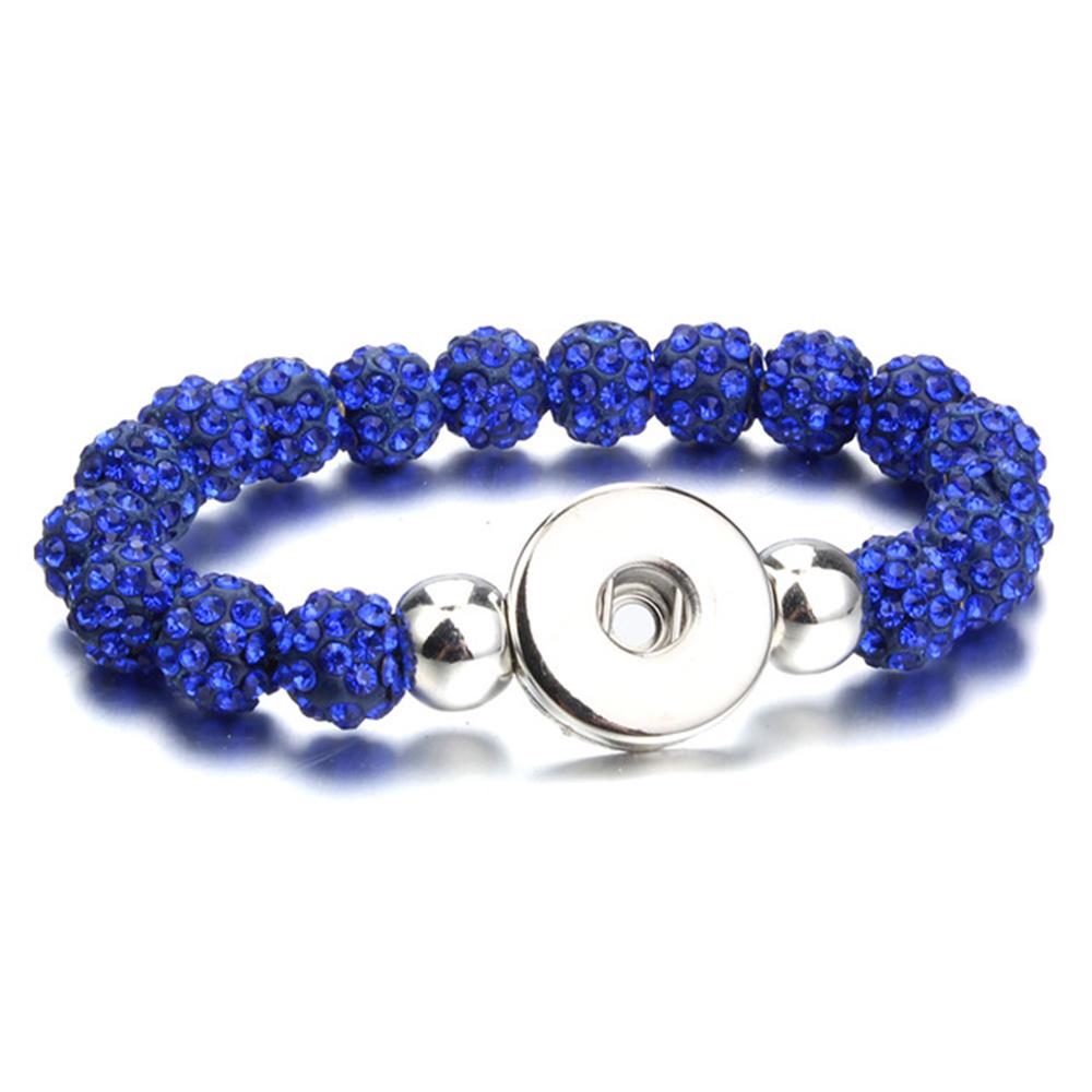 20mm Beads Snap Button Bracelet