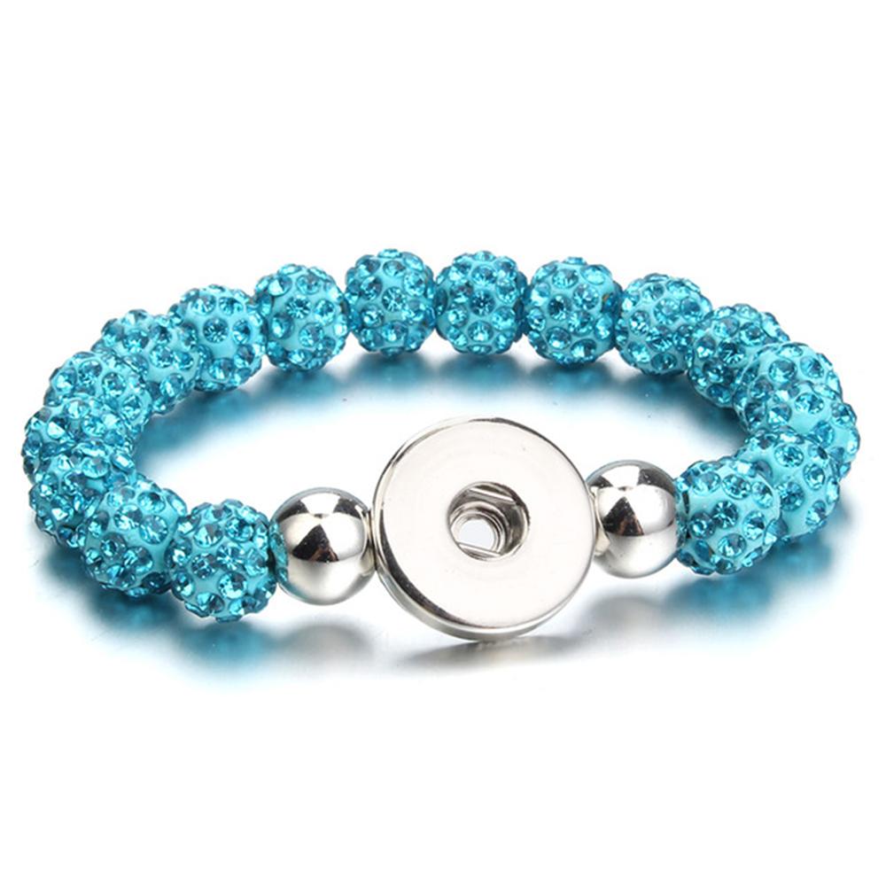 20mm Beads Snap Button Bracelet