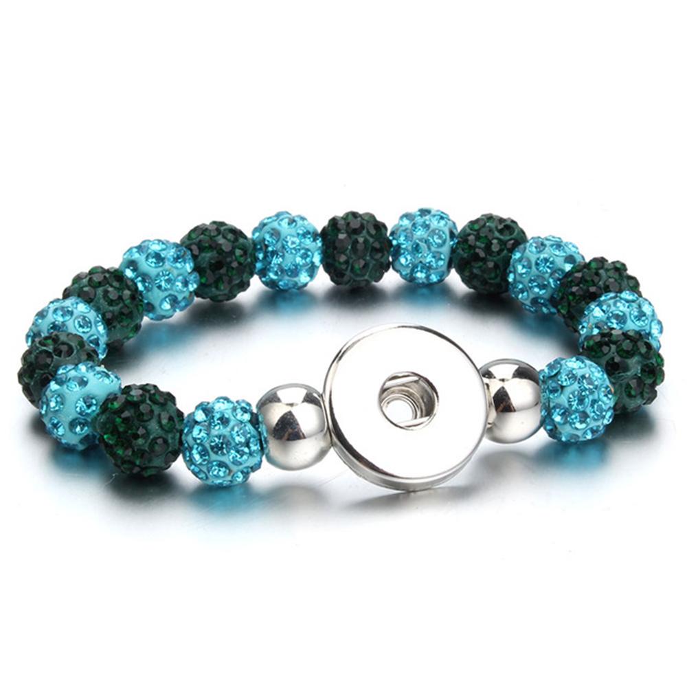 20mm Beads Snap Button Bracelet