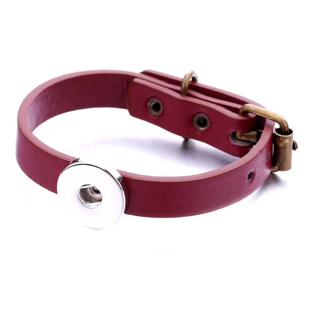 Leather Snap Bracelets