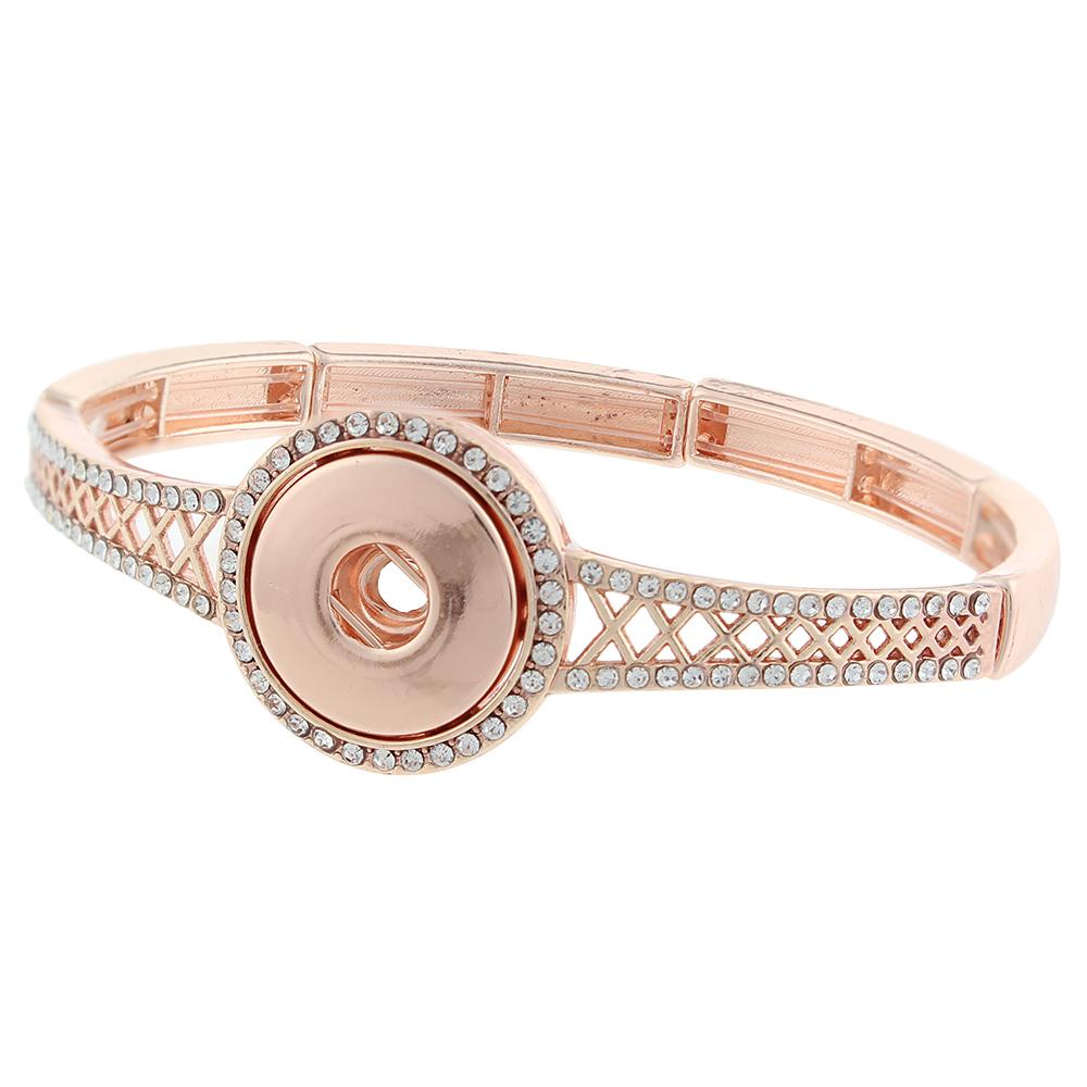 Rose Gold-plated snap button bracelets Jewelry