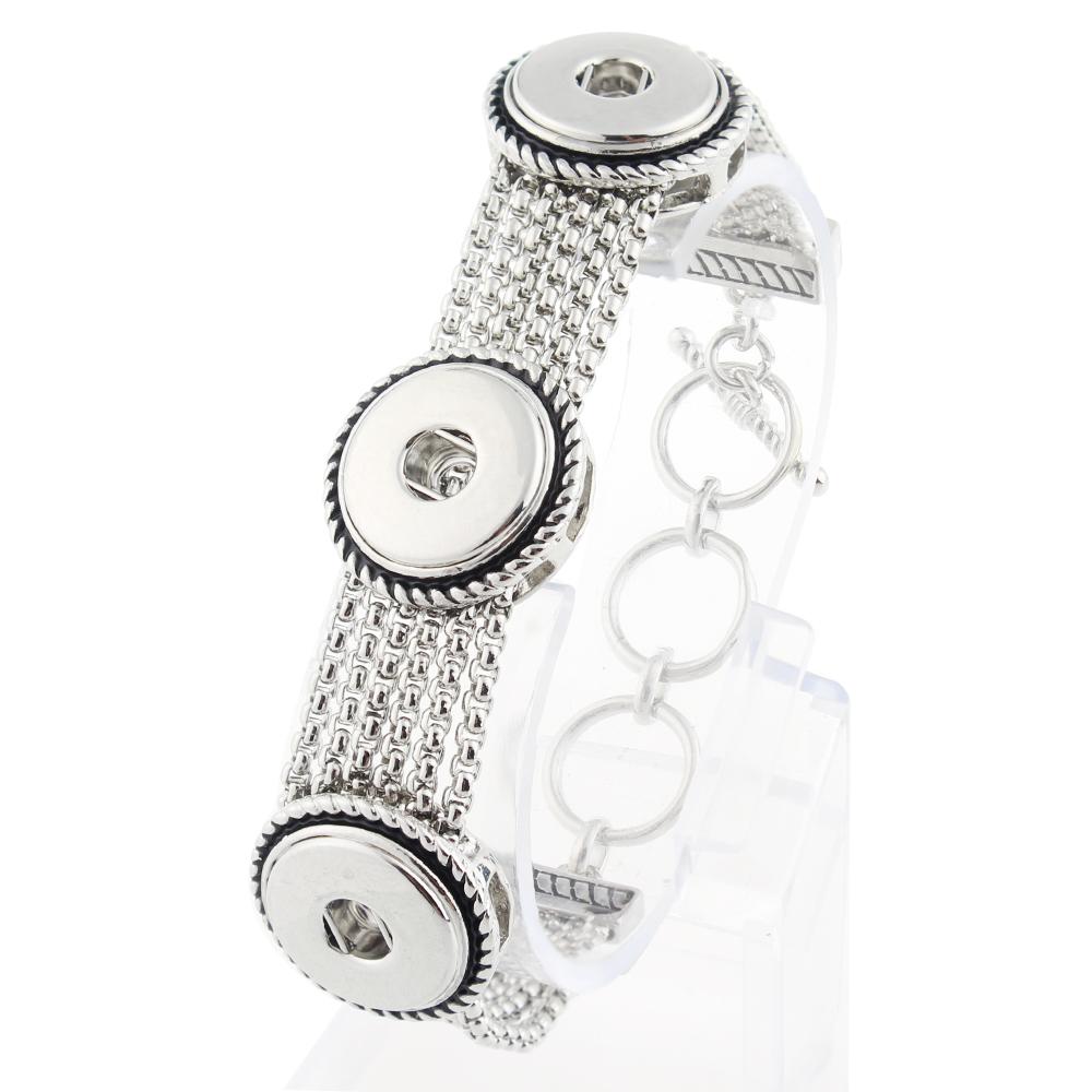 3 buttons snaps bracelets Jewelry