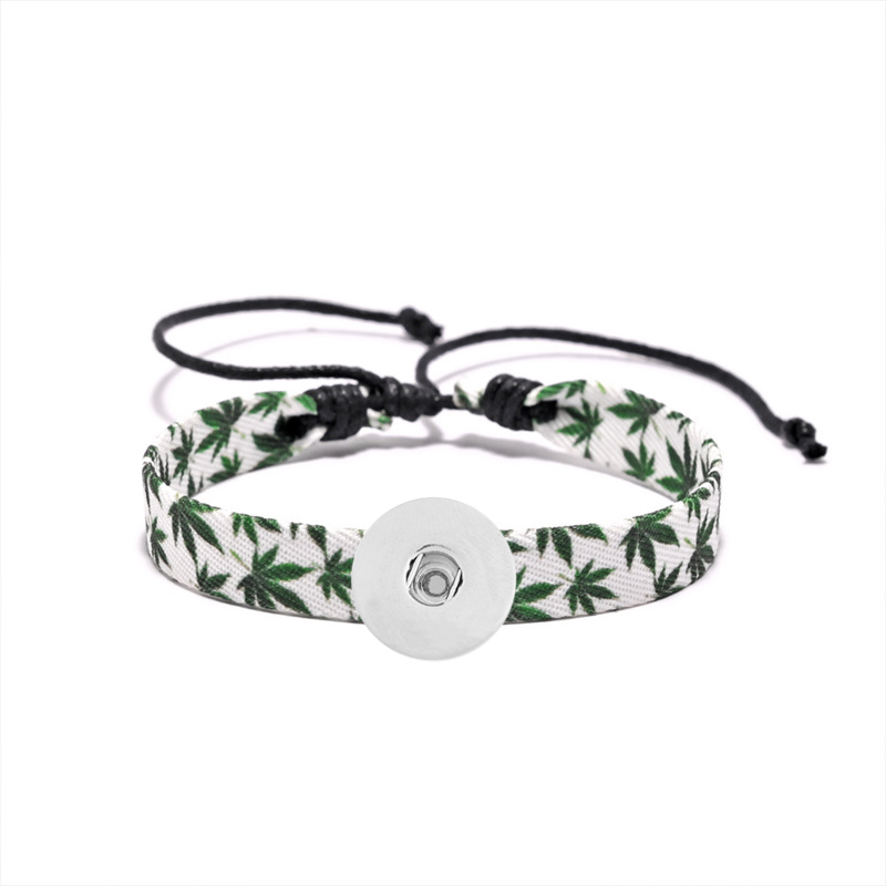 20MM Original Ribbon Bracelet Plant Snap Bracelets