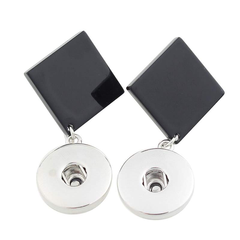 Metal Snaps Earring for 18 or 20mm snap button