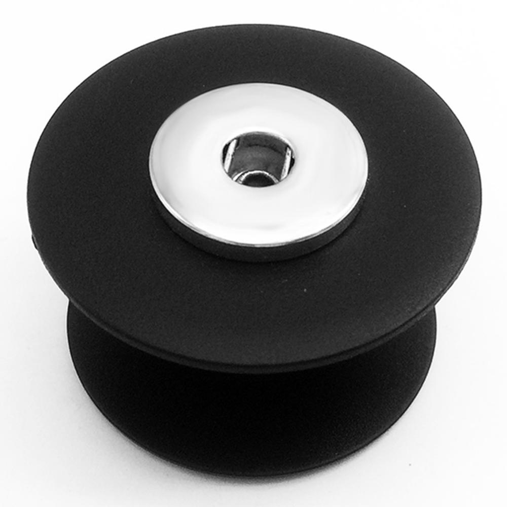 20mm Black pop sockets for back of phone Fit 20mm snap buttons