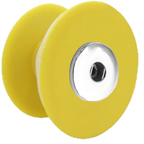 20mm Yellow pop sockets for back of phone Fit 20mm snap buttons