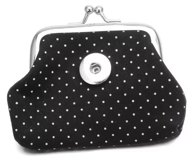 18MM Snap Buttons Jewelry Spot Coin Purses Small Wallets