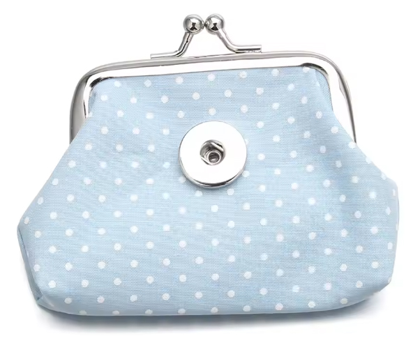 18MM Snap Buttons Jewelry Spot Coin Purses Small Wallets