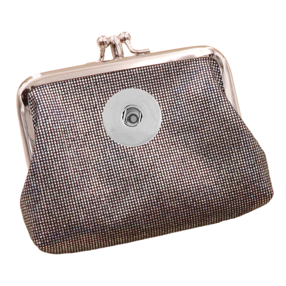 18MM Snap Buttons Double layer wallet small coin purse